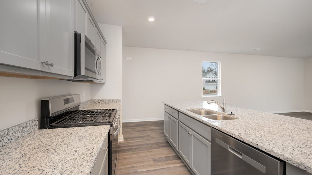 Furnished interior view inside a new home in Indigo Preserve, Leland (Image 6).