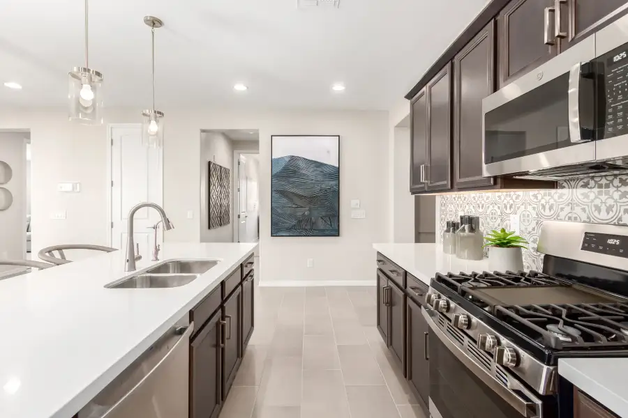 Furnished interior view inside a new home in Rancho Mercado, Surprise (Image 17).