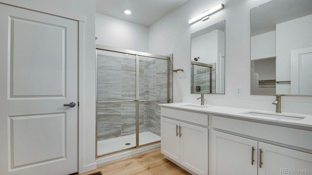 Furnished interior view inside a new home in Trails at Crowfoot, Parker (Image 14).