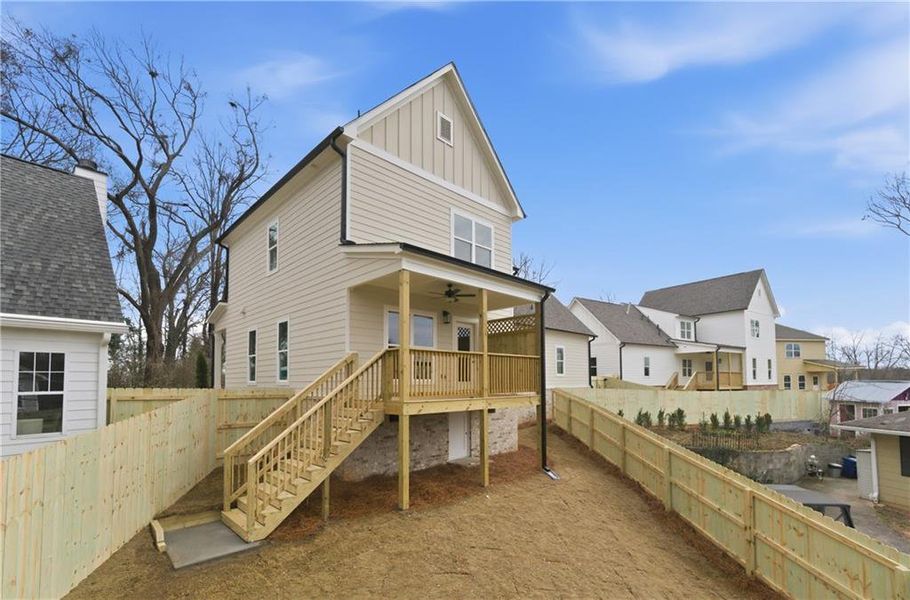 Exterior details and patio area of a home in , Marietta (Image 4).