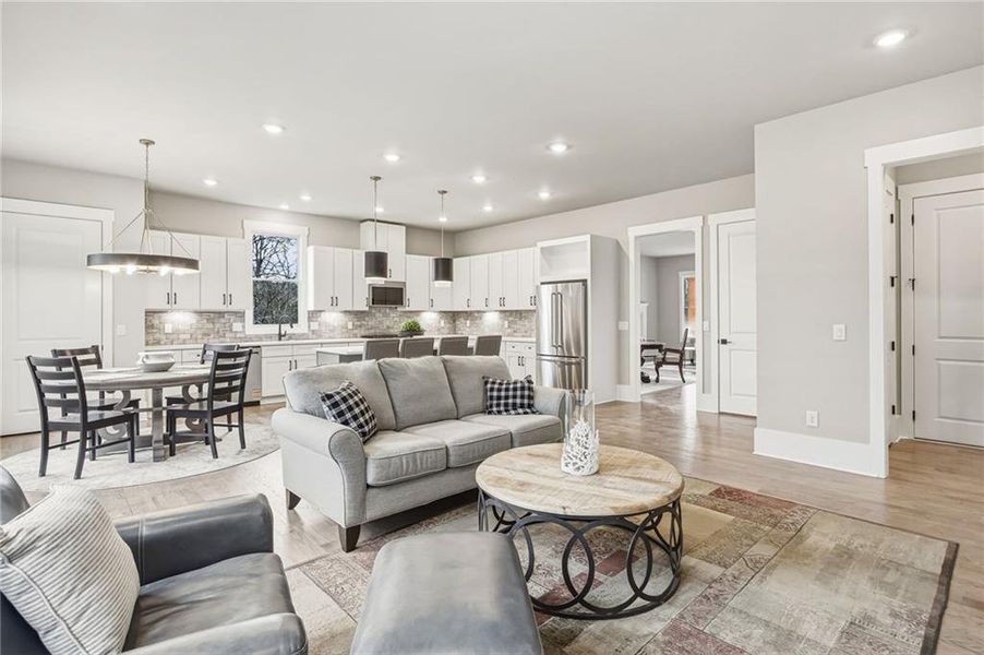 Furnished interior view inside a new home in , Canton (Image 46).