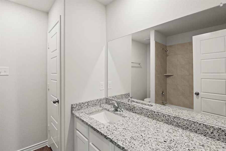 Furnished interior view inside a new home in Burgess Meadows, Cleburne (Image 5). Furnished interior view inside a new home in Burgess Meadows, Cleburne (Image 5).