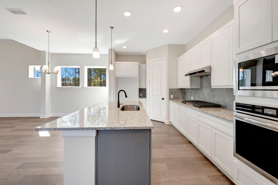 Furnished interior view inside a new home in ARTAVIA 45' Homesites, Conroe (Image 14).