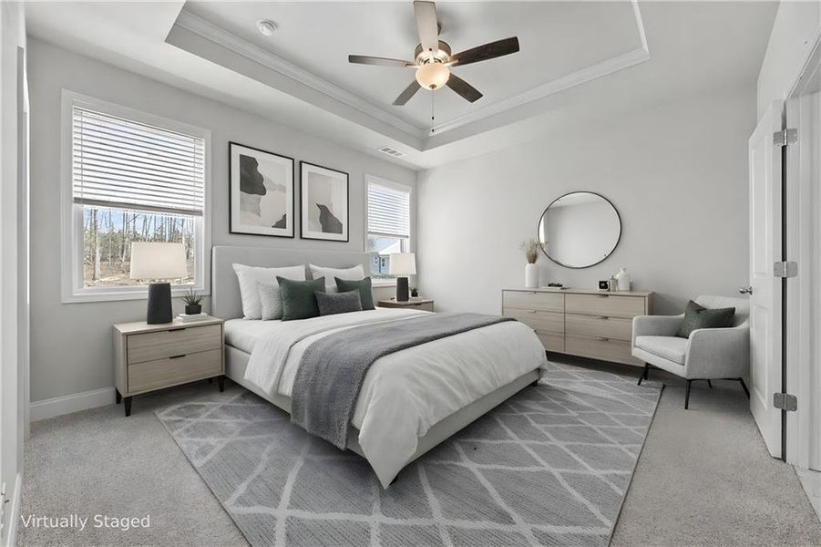 Furnished interior view inside a new home in , Sugar Hill (Image 17).