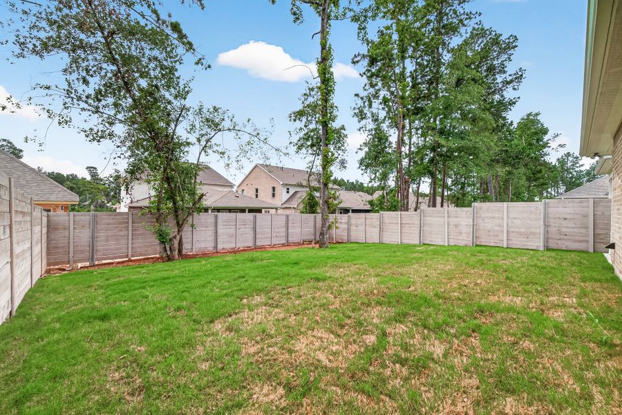 Exterior details and patio area of a home in Two Step Farm, Montgomery (Image 27). Exterior details and patio area of a home in Two Step Farm, Montgomery (Image 27).