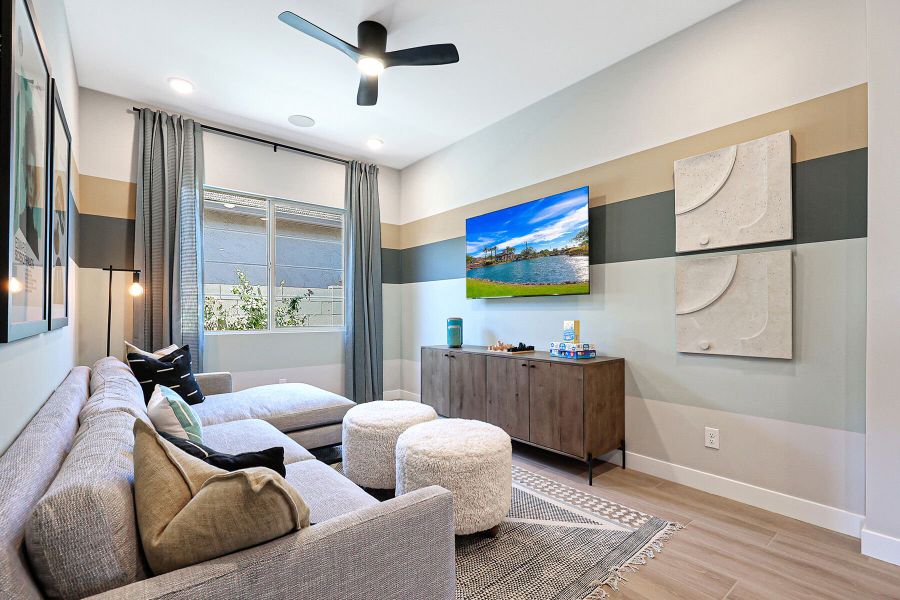 Representative furnished interior of a home built from the Pebble by Mattamy Homes in Empire Pointe, Queen Creek (Image 29). Representative furnished interior of a home built from the Pebble by Mattamy Homes in Empire Pointe, Queen Creek (Image 29).