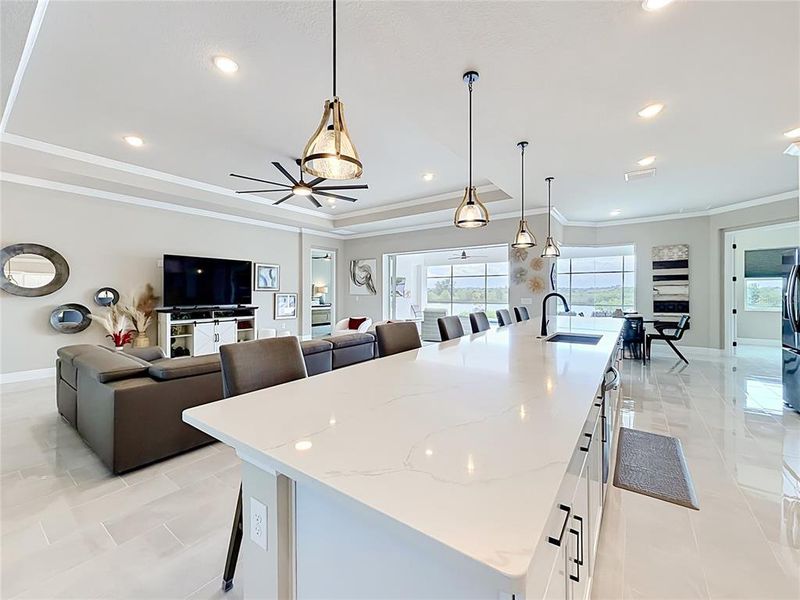 Furnished interior view inside a new home in , Mount Dora (Image 7).