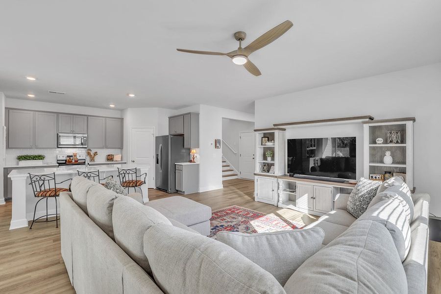 Furnished interior view inside a new home in , Yemassee (Image 11). Furnished interior view inside a new home in , Yemassee (Image 11).