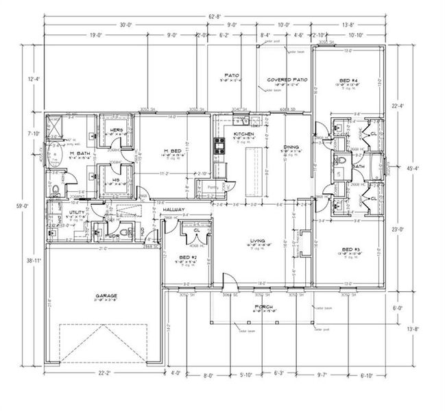 2D floor plan layout of this home in , Sadler, TX (Image 5). 2D floor plan layout of this home in , Sadler, TX (Image 5).
