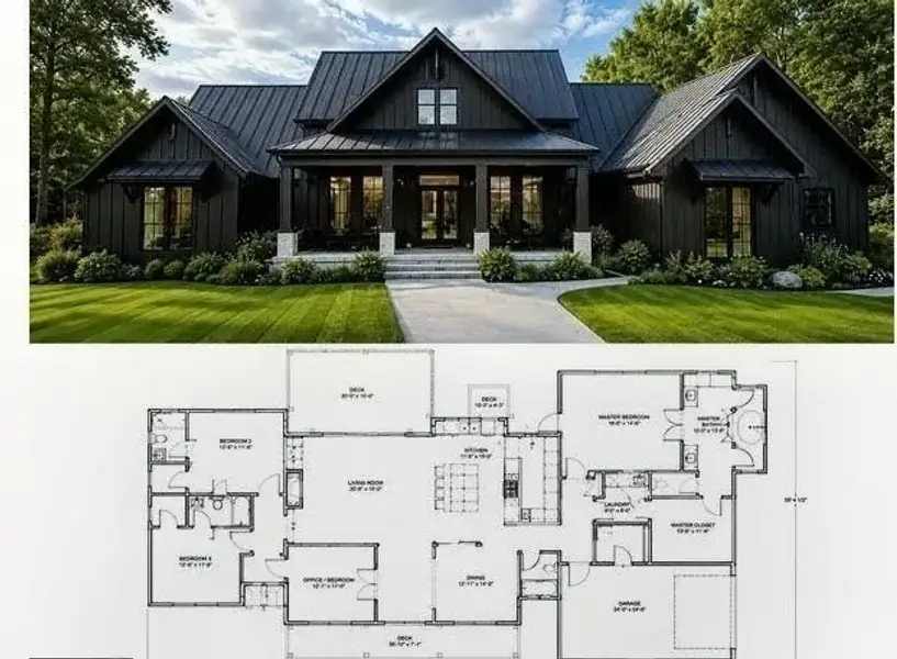 2D floor plan layout of this home in , Talking Rock, GA (Image 1). 2D floor plan layout of this home in , Talking Rock, GA (Image 1).