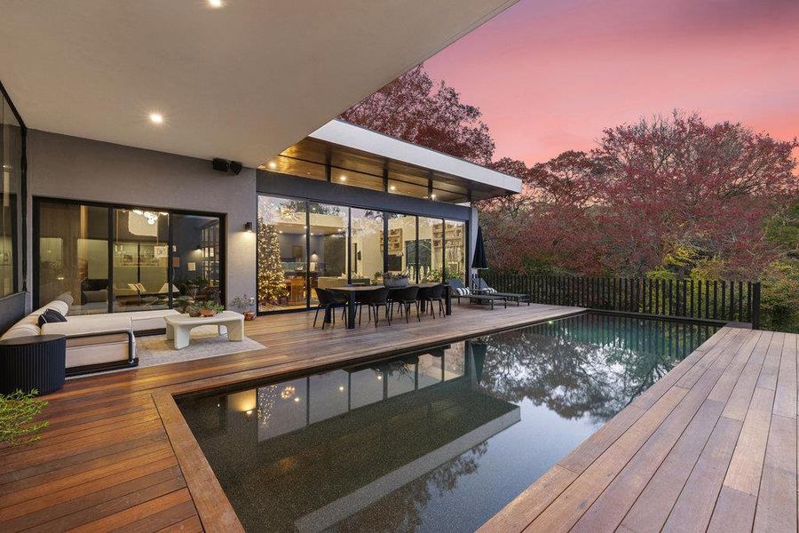 Exterior details and patio area of a home in , West Lake Hills (Image 22).