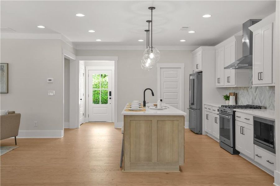 Furnished interior view inside a new home in , Scottdale (Image 11).