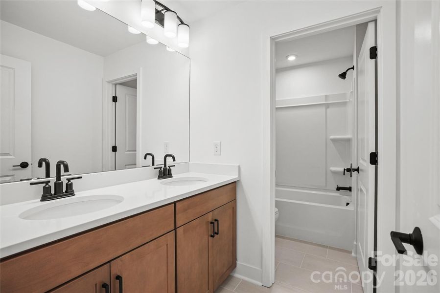 Furnished interior view inside a new home in Parkside Crossing, Charlotte (Image 10).