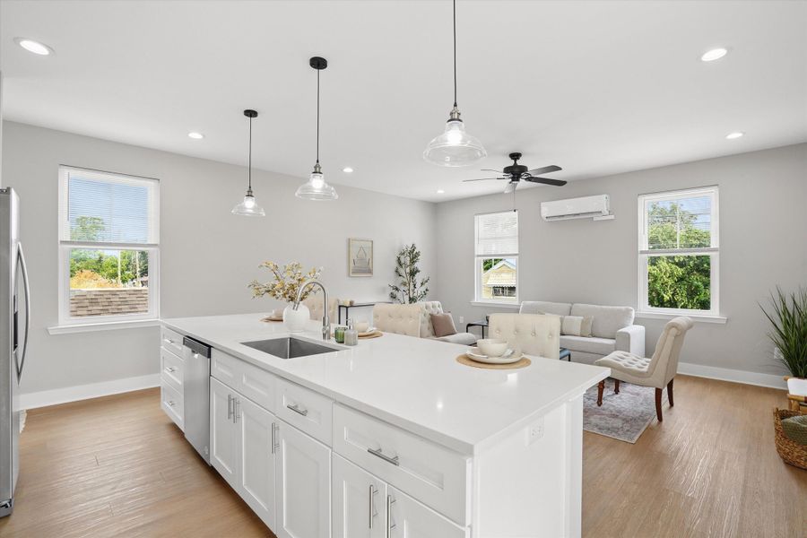 Furnished interior view inside a new home in , North Charleston (Image 9).