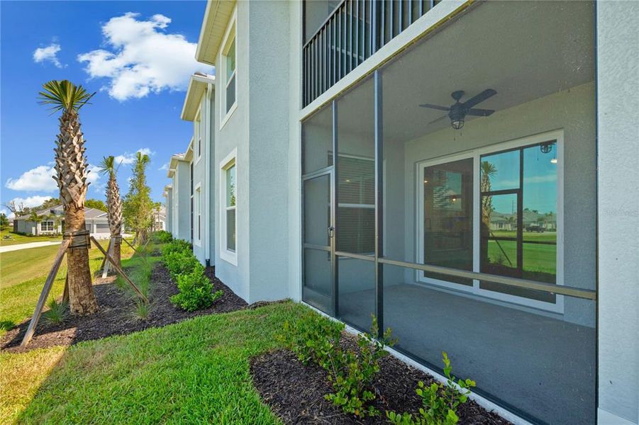 Exterior details and patio area of a home in Calusa Country Club, Lakewood Ranch (Image 33).