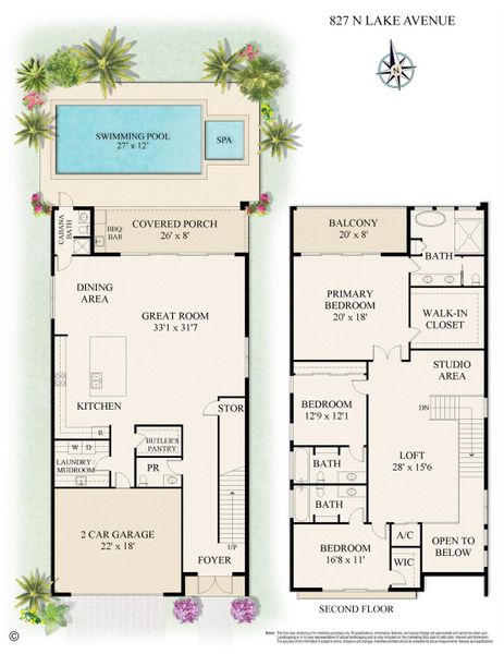 2D floor plan layout of this home in , Delray Beach, FL (Image 3). 2D floor plan layout of this home in , Delray Beach, FL (Image 3).