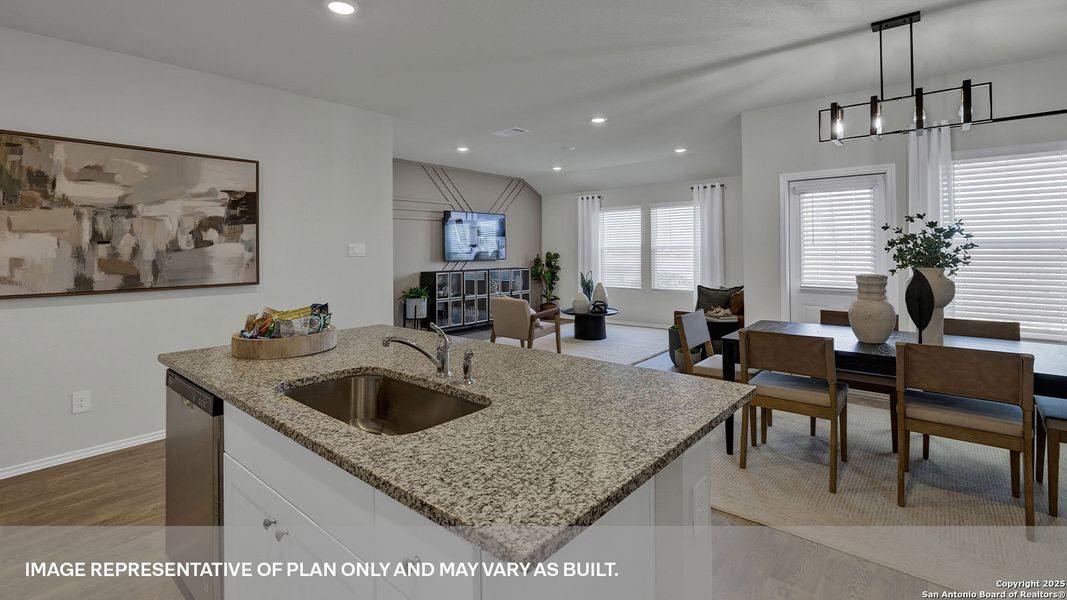 Furnished interior view inside a new home in Navarro Fields, Seguin (Image 26).
