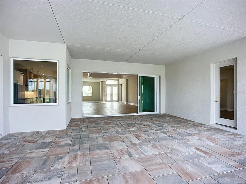 Exterior details and patio area of a home in Hampton Lakes, Sarasota (Image 35). Exterior details and patio area of a home in Hampton Lakes, Sarasota (Image 35).