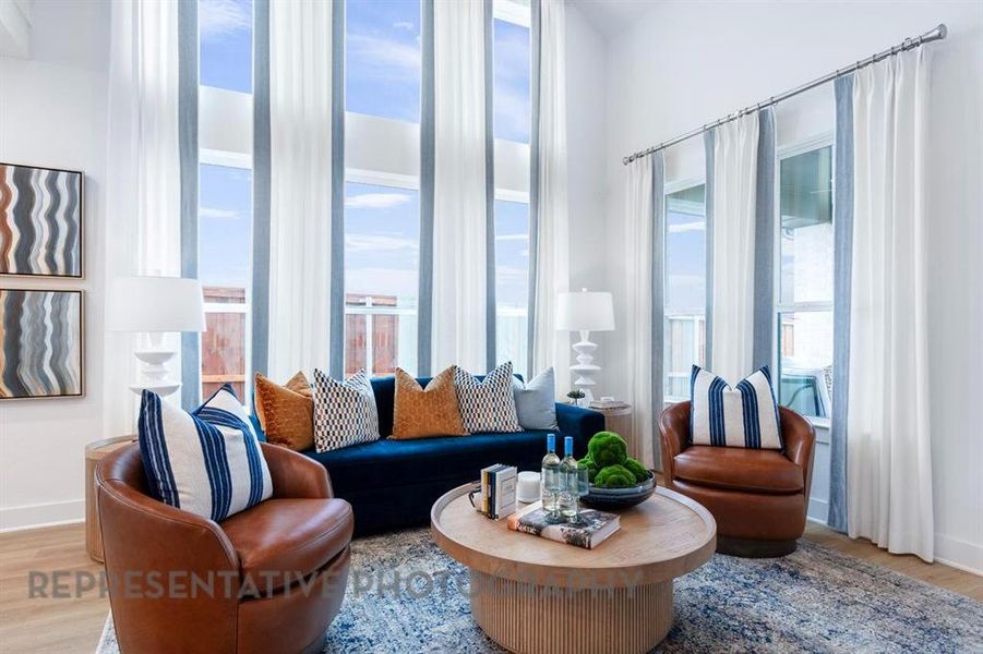 Furnished interior view inside a new home in Heritage Ranch, Sherman (Image 8).