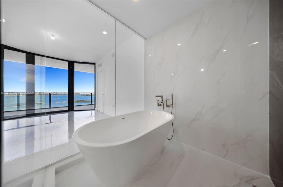 Furnished interior view inside a new home in , Miami (Image 8).