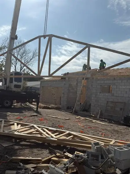 In-progress construction of a new home in , Kissimmee, FL (Image 11). In-progress construction of a new home in , Kissimmee, FL (Image 11).