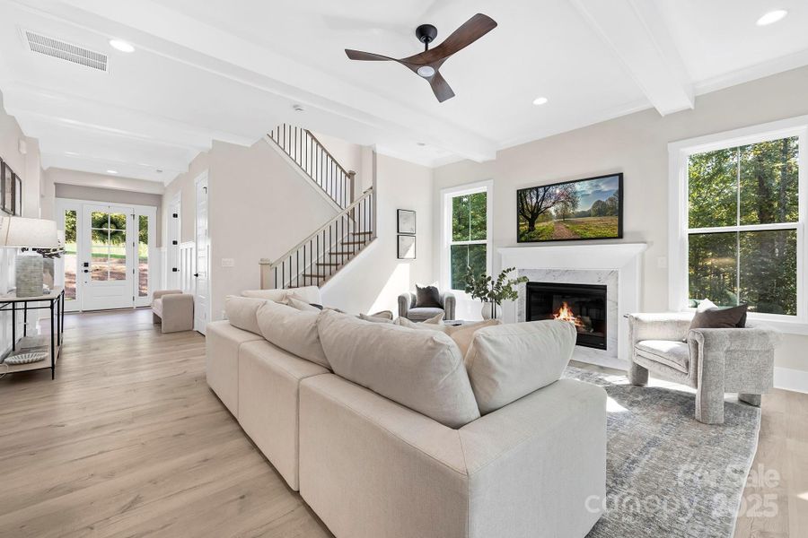 Furnished interior view inside a new home in , Lancaster (Image 12).