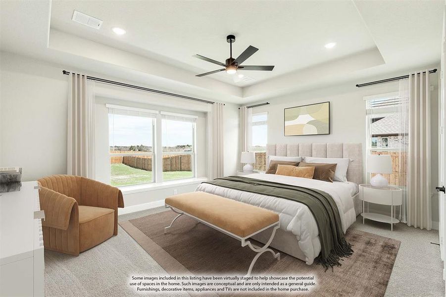 Furnished interior view inside a new home in Glenbrook, Red Oak (Image 11).