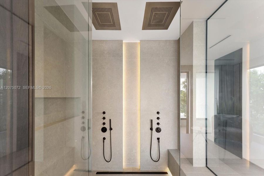 Furnished interior view inside a new home in , Miami Beach (Image 12).