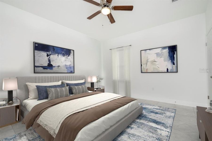 Furnished interior view inside a new home in , Dunnellon (Image 16).