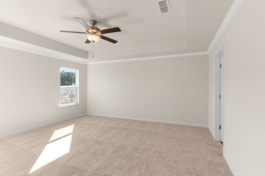 Representative unfurnished interior of a home built from the The Willow B by Davidson Homes LLC in Wehunt Meadows, Hoschton (Image 22).