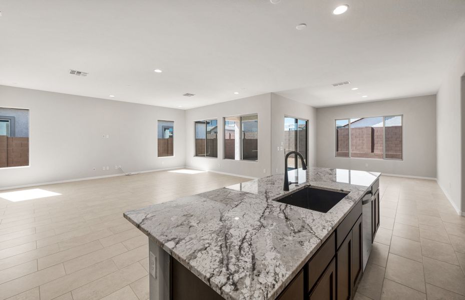 Furnished interior view inside a new home in Artisan at Asante, Surprise (Image 5).