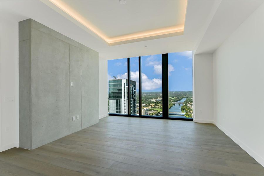 Spacious, unfurnished interior of a new home in The Modern Austin Residences, Austin (Image 21). Spacious, unfurnished interior of a new home in The Modern Austin Residences, Austin (Image 21).