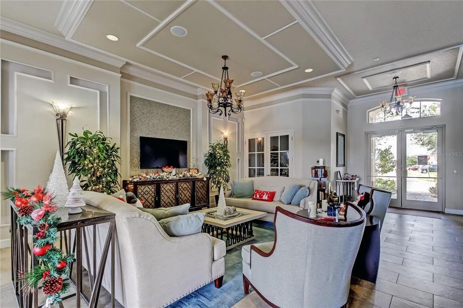 Furnished interior view inside a new home in Lakes at Laurel Highlands, Lakeland (Image 38).