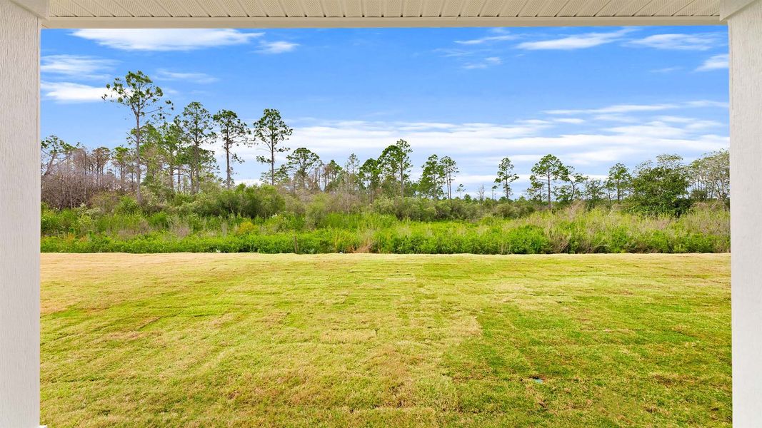 Exterior details and patio area of a home in Breakfast Point East Phase II, Panama City Beach (Image 3).
