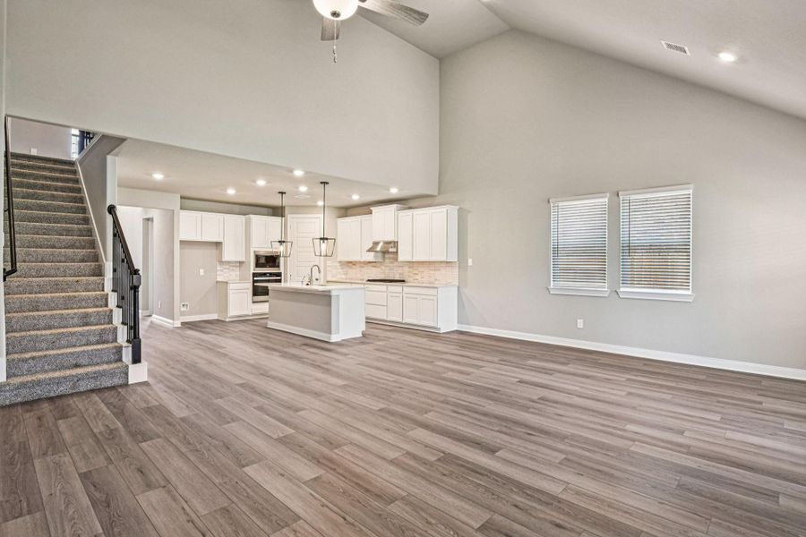 Photo is not of the actual home, but is an inspirational photo of builder’s model home and may depict options, furnishings, and/or decorator features that are not included