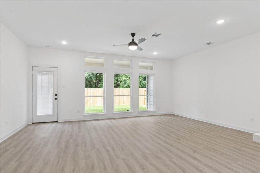Spacious, unfurnished interior of a new home in , Houston (Image 15). Spacious, unfurnished interior of a new home in , Houston (Image 15).
