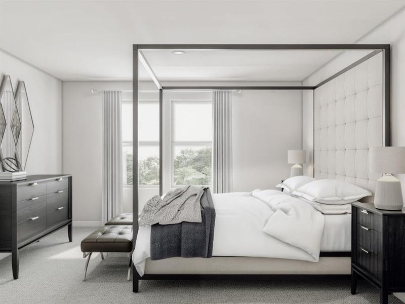 Furnished interior view inside a new home in Heather Heights, Itasca (Image 3). Furnished interior view inside a new home in Heather Heights, Itasca (Image 3).