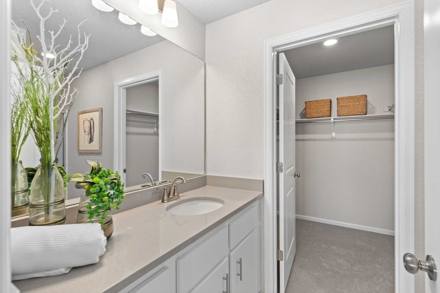 Furnished interior view inside a new home in Green Valley Ranch, Aurora (Image 16).