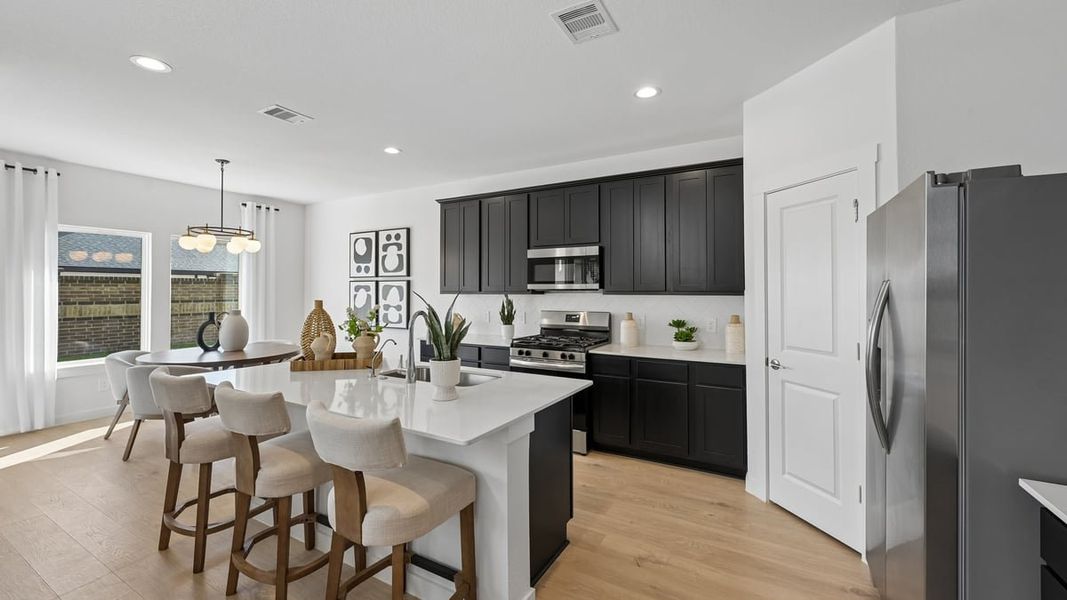 Furnished interior view inside a new home in Evergreen, Rosenberg (Image 10).