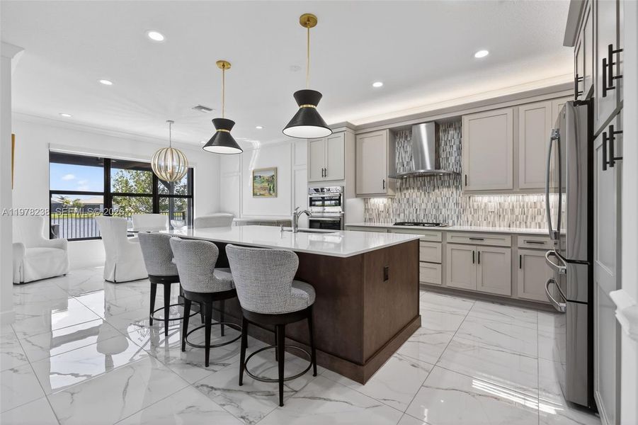 Furnished interior view inside a new home in , Port St. Lucie (Image 51).