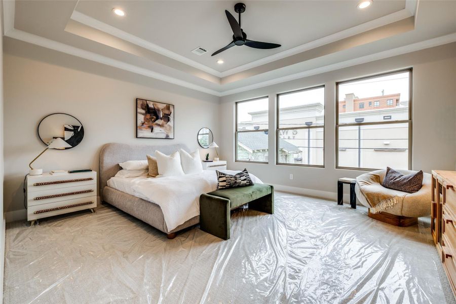 Furnished interior view inside a new home in , Houston (Image 35).