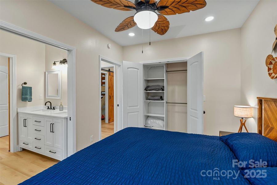 Furnished interior view inside a new home in , Lake Lure (Image 25).