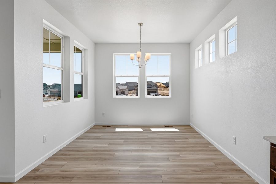 Representative unfurnished interior of a home built from the Eagle II by Taylor Morrison in The Town Collection at Independence, Elizabeth (Image 22).