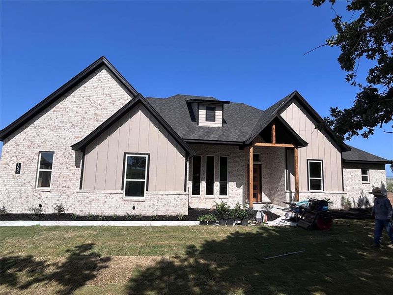 Exterior details and patio area of a home in , Poolville (Image 23).