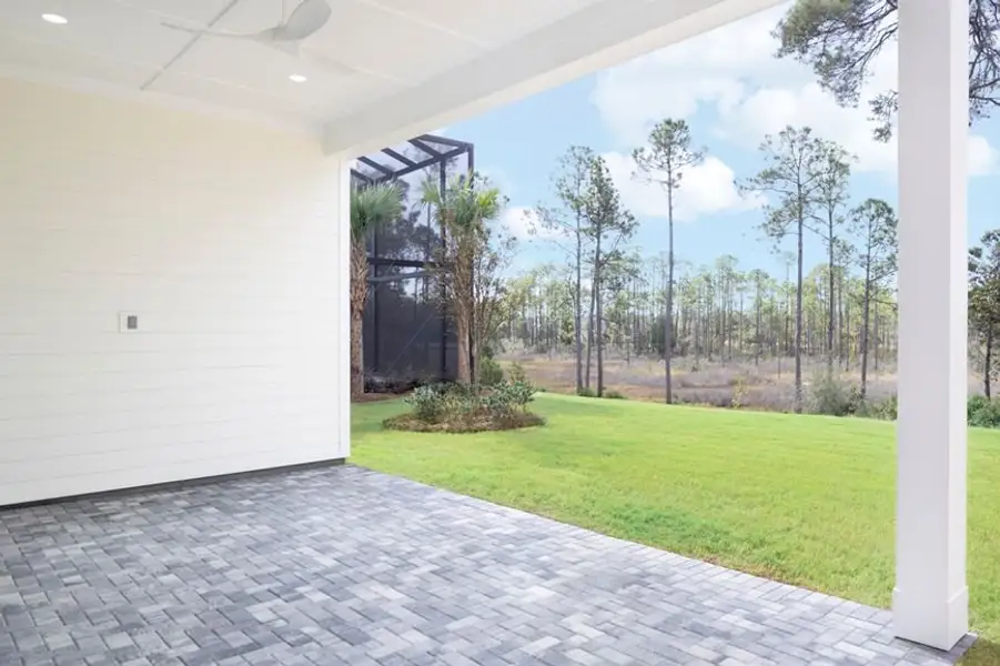 Representative exterior details of a home built from the Grand Mainsail by Minto Communities in Latitude Margaritaville Watersound, Panama City Beach (Image 3).