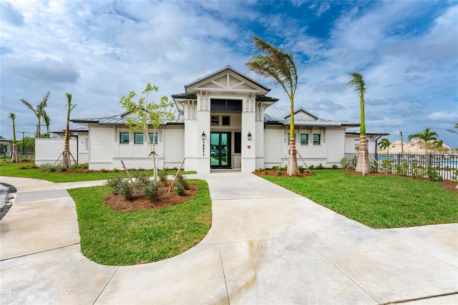Front exterior of a new home in , Punta Gorda, FL, highlighting curb appeal (Image 25). Front exterior of a new home in , Punta Gorda, FL, highlighting curb appeal (Image 25).