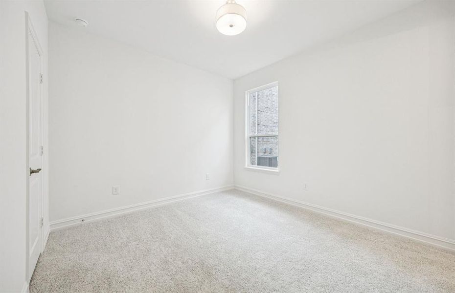 *Floorplan representation, not actual home - Spacious secondary bedroom