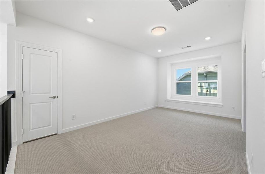 Spacious, unfurnished interior of a new home in Wildflower Ranch: 50ft. lots, Dish (Image 23). Spacious, unfurnished interior of a new home in Wildflower Ranch: 50ft. lots, Dish (Image 23).