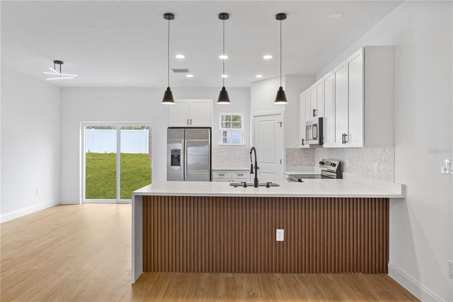 Furnished interior view inside a new home in , Citrus Springs (Image 9).
