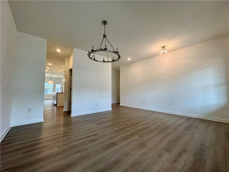 Spacious, unfurnished interior of a new home in Eastlyn Crossing - Single Family, Flowery Branch (Image 30). Spacious, unfurnished interior of a new home in Eastlyn Crossing - Single Family, Flowery Branch (Image 30).